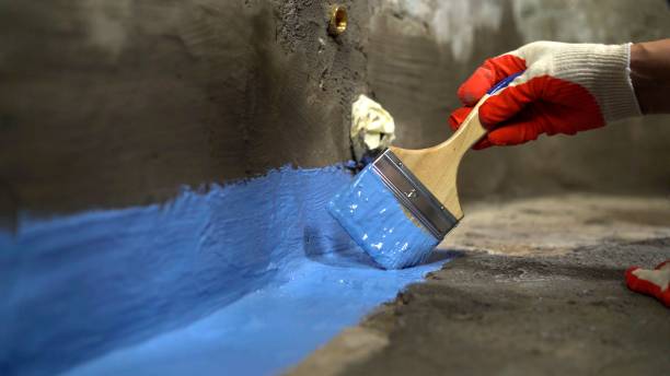 Commercial Basement Waterproofing project at a Kodak, TN business property by SJ Waterproofing Pros